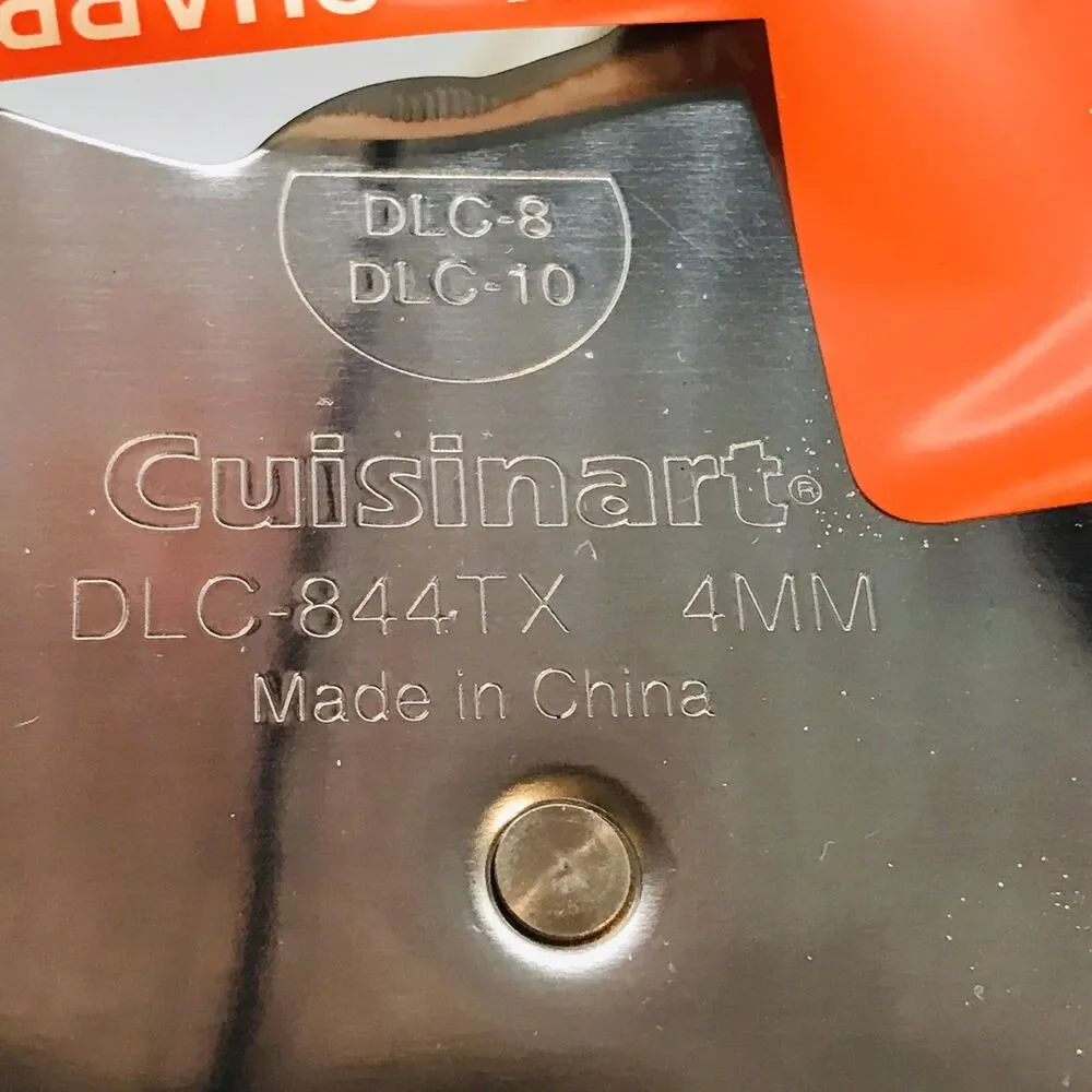 Cuisinart Prep II Food Processor Disk Holder with 3 Blades DLC 842TX 844TX 837TX
